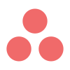 A favicon of Asana