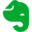 A favicon of Evernote