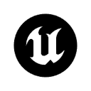 A favicon of Unreal Engine
