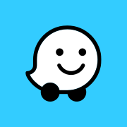 A favicon of Waze