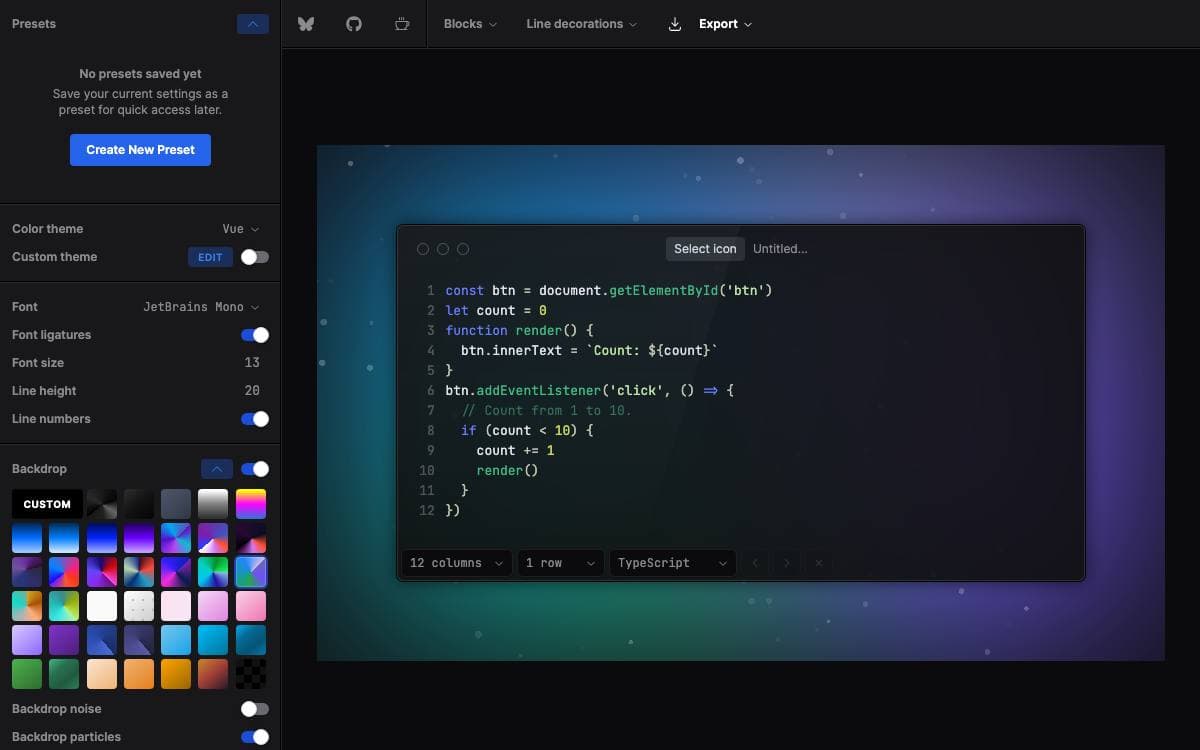 Screenshot of Chalk.ist website