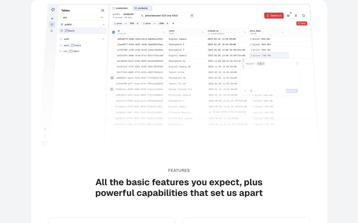 Screenshot of Conar website