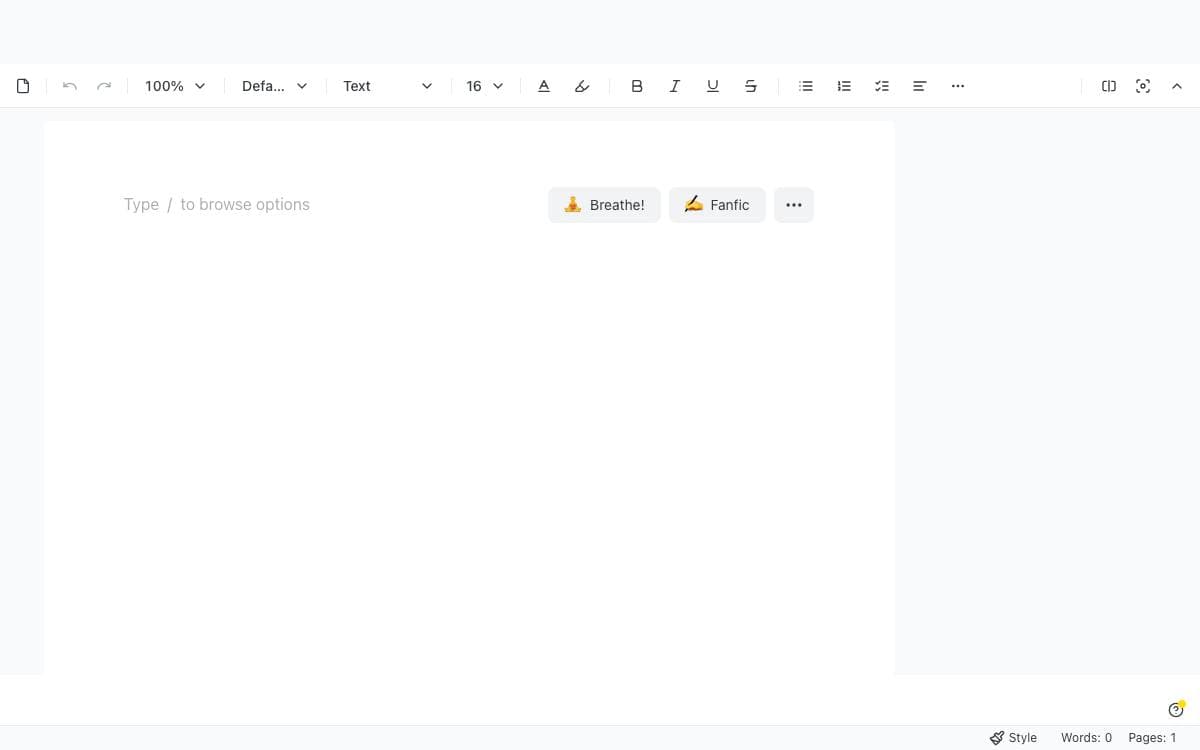 Screenshot of dDocs website